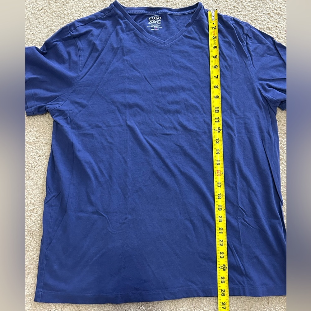 Polo Ralph Lauren Men’s Large V-Neck Tee Shirt - Picture 6 of 7